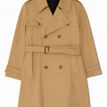 Vintage Herren Trenchcoat IT 50 Große Beige Viskose