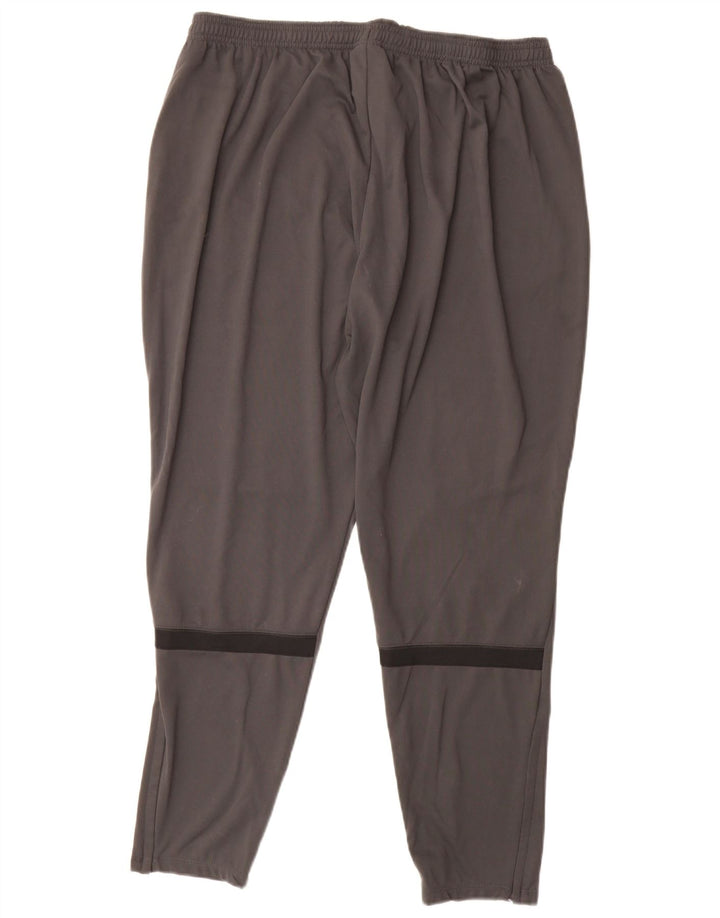 Nike Herren Dri Fit Trainingshose XL Graues Colourblock-Polyester