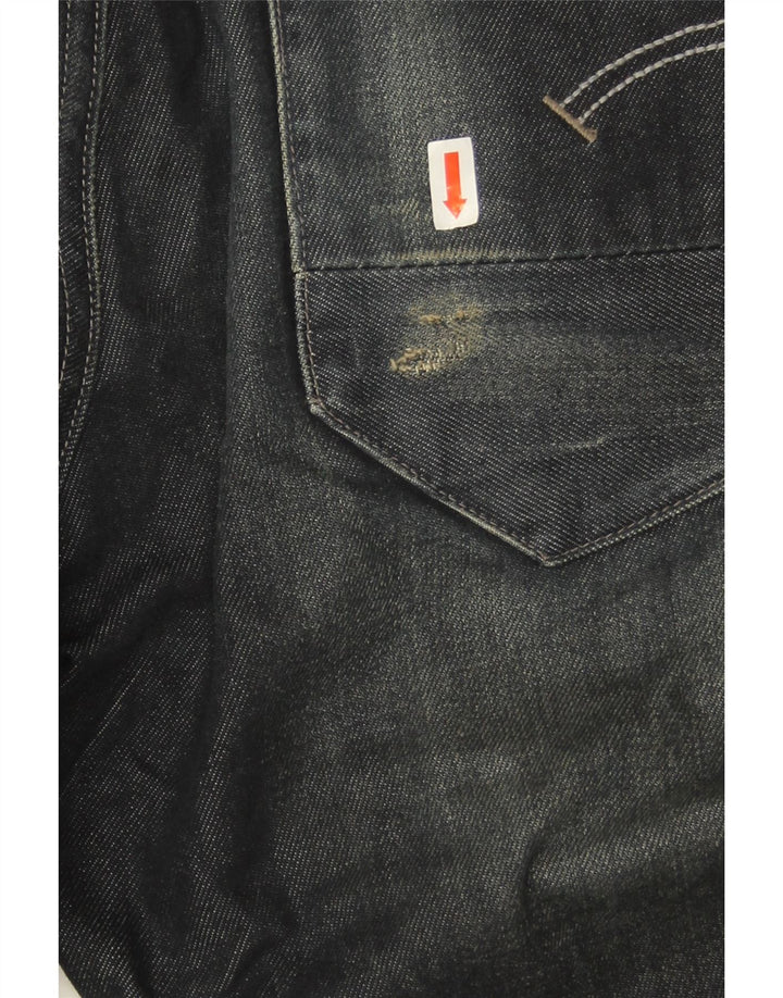 G-Star Herren Slim Jeans W31 L34 Marineblaue Baumwolle
