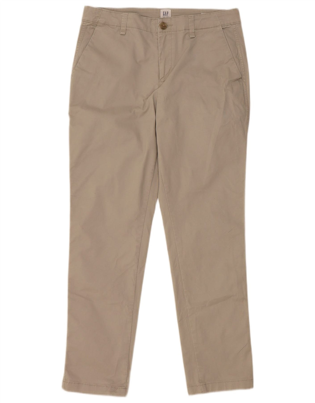 Gap Slim Chino-Hose für Damen, US 4, Größe S, W30, L27, Beige