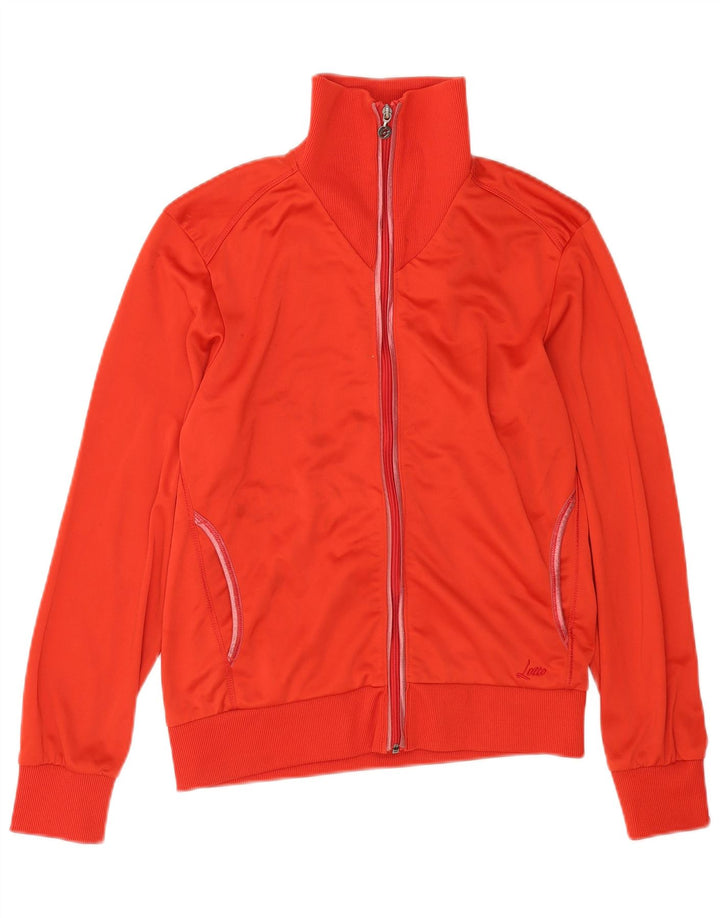 LOTTO Damen-Trainingsanzug-Top-Jacke, UK 16, Größe L, Rot