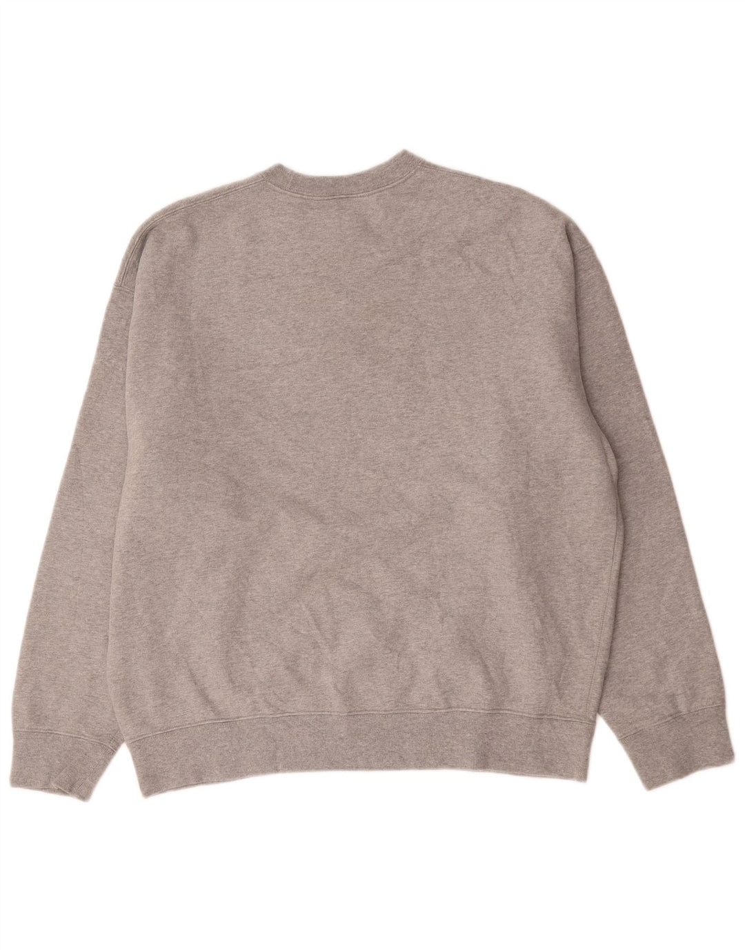 Nike Herren-Sweatshirt-Pullover, große graue Baumwolle