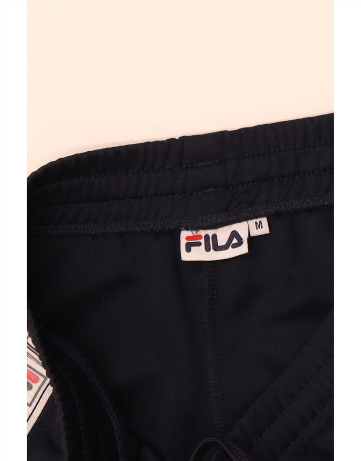 Fila Herren-Trainingshose mit Grafik, mittelgroß, Marineblau, Farbblock
