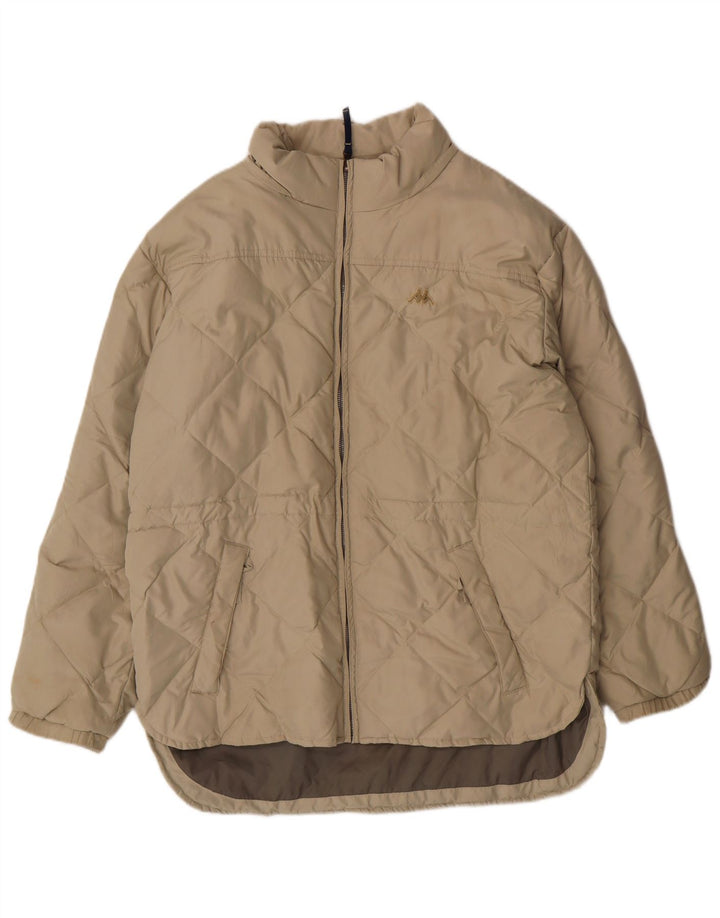 Kappa Herren Wattierte Jacke UK 42 XL Beige