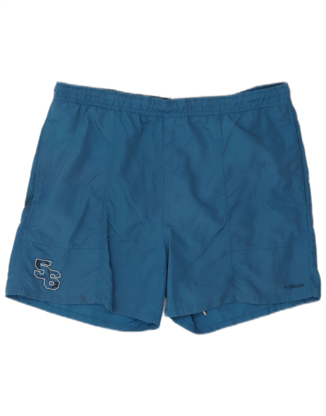 Brugi Herren Badeshorts mit Grafik, 2XL, Blau, Polyamid