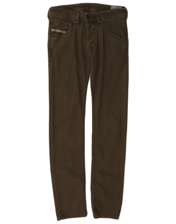 Diesel Herren Belther Slim Tapered Freizeithose W29 L32 Khaki Baumwolle