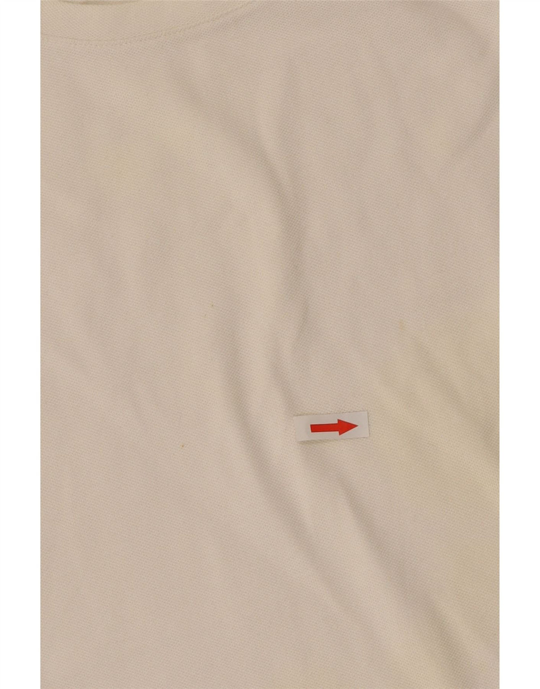 Lacoste Damen T-Shirt Top Größe 42 Große weiße Baumwolle