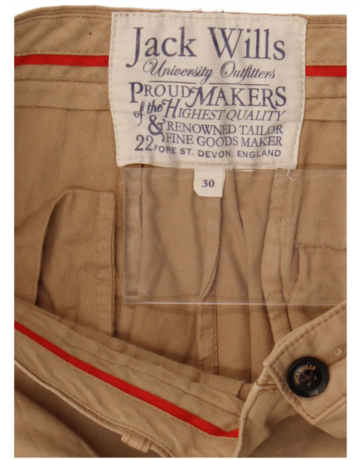 JACK WILLS Herren Chinoshorts W30 Mittelbeige