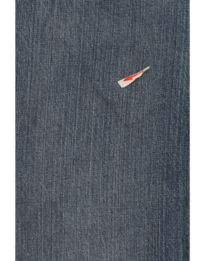 Marks & Spencer Herren Straight Jeans W32 L31 Blaue Baumwolle