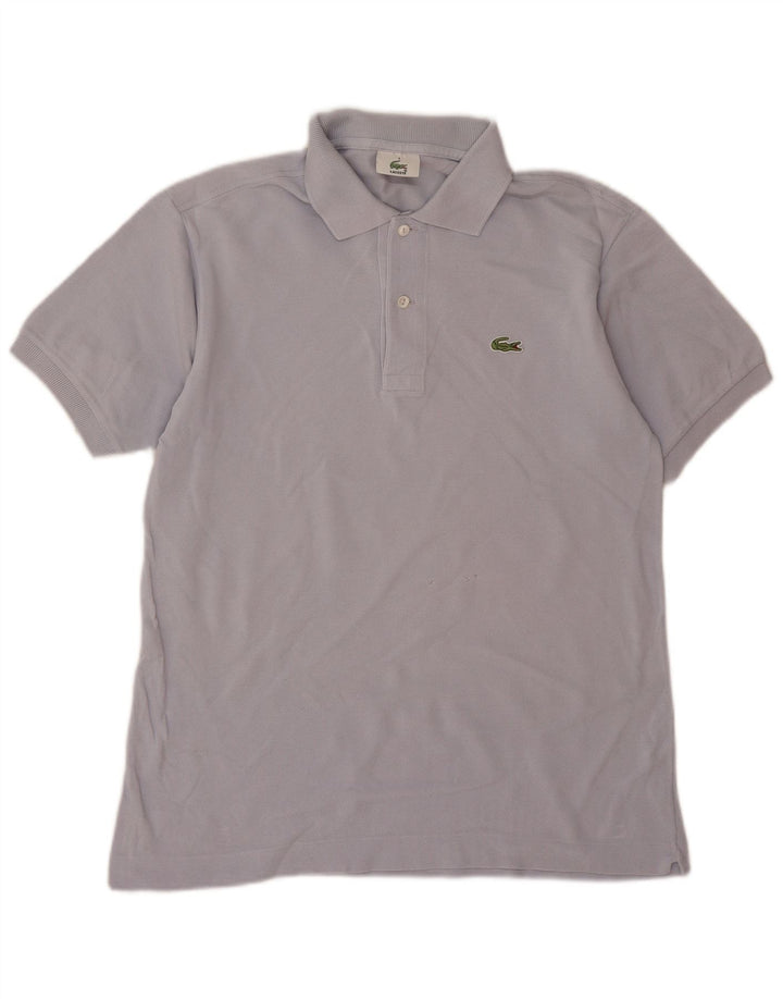 Lacoste Herren-Poloshirt, Größe 3, klein, blaue Baumwolle