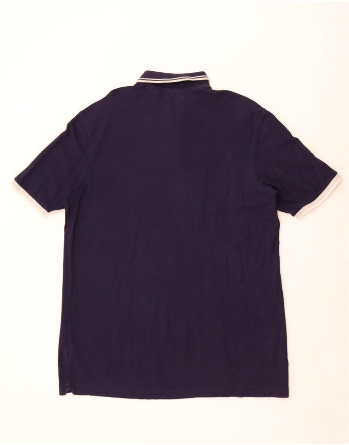 Fila Herren Poloshirt XL Marineblau Baumwolle