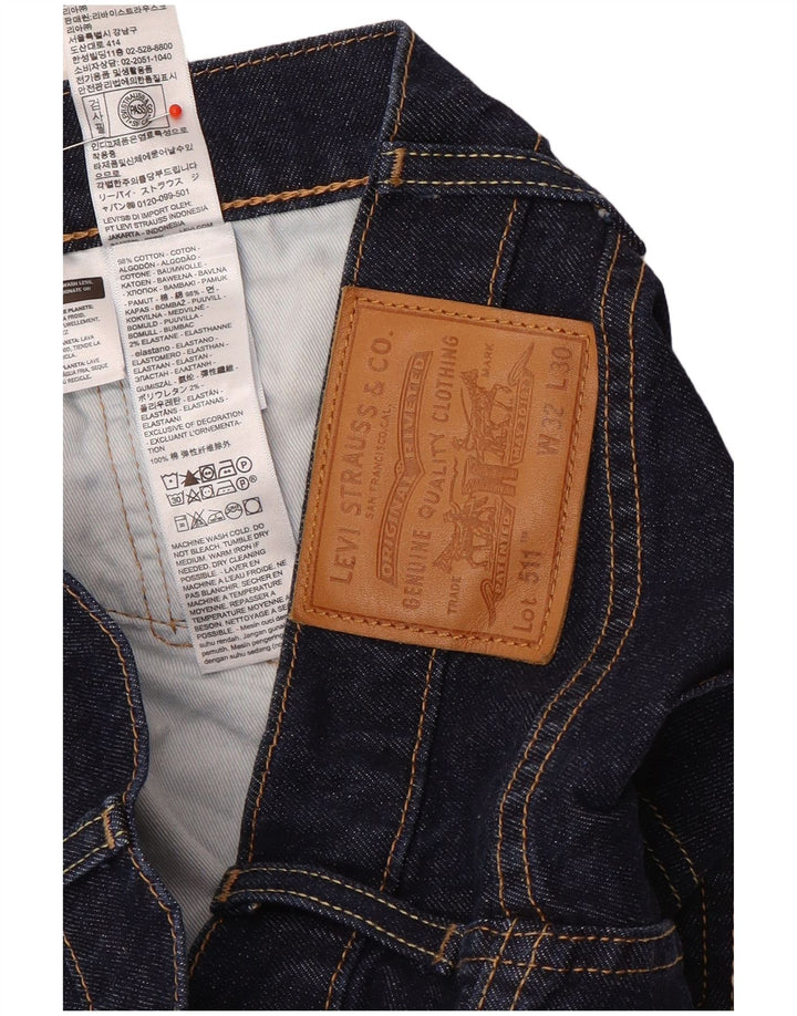 Levi's Herren 511 Slim Jeans W32 L30 Marineblau Baumwolle