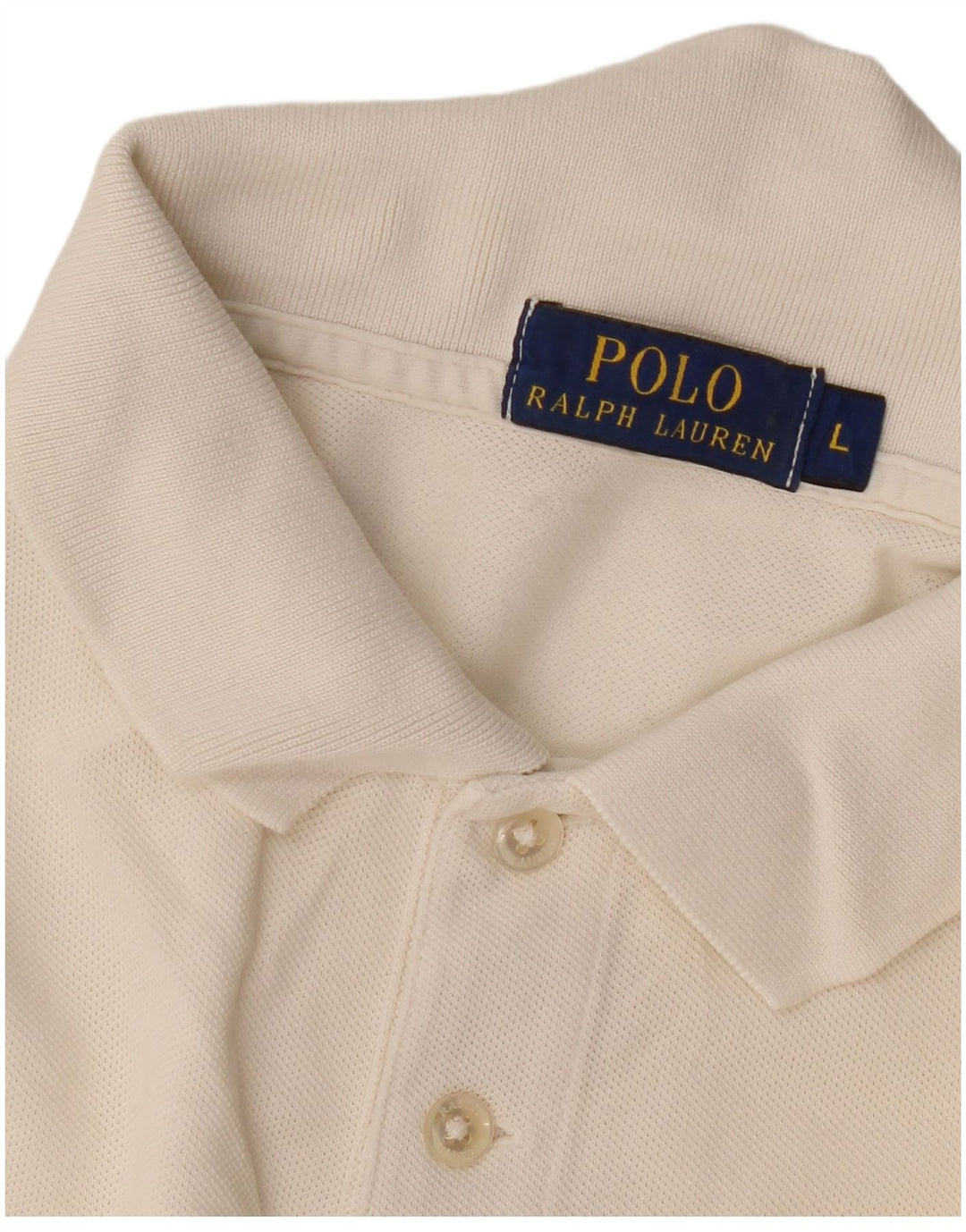 Polo Ralph Lauren Herren-Poloshirt, groß, weiß, klassisch