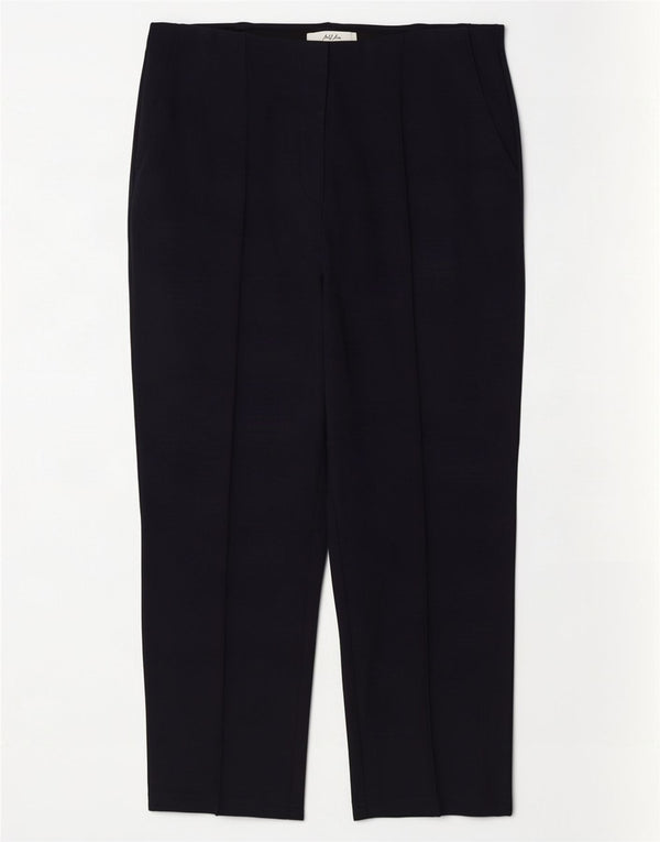 Marks & Spencer Damen Crop Chino Hose UK 14 Large W32 L26 Marineblau