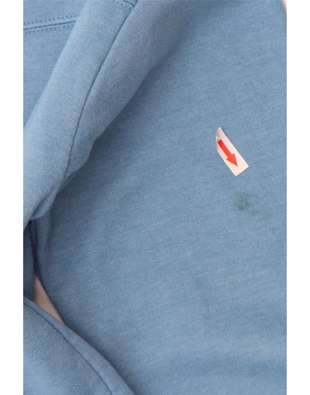 Zara Damen Crop Sweatshirt Pullover UK 10 Small Blau Polyester