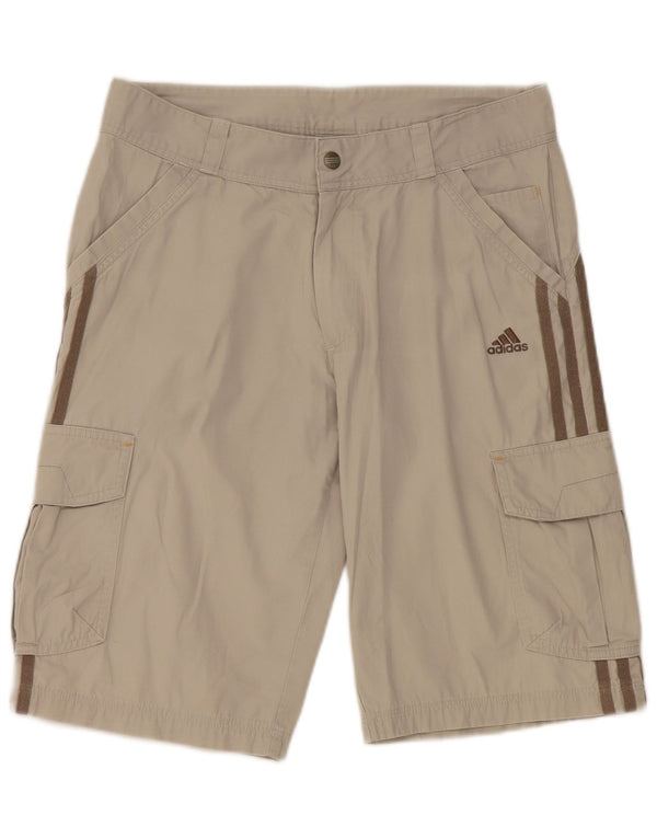 ADIDAS Cargo-Shorts für Jungen, 13–14 Jahre, W30, graue Baumwolle