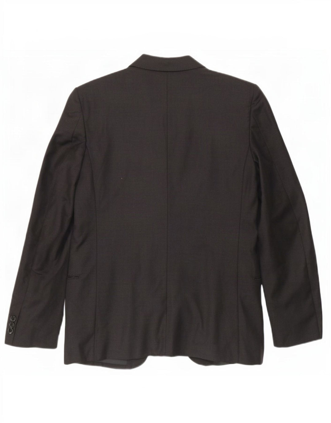 Valentino Herren-Blazerjacke mit 1 Knopf IT 48 Mittelgraue Schurwolle