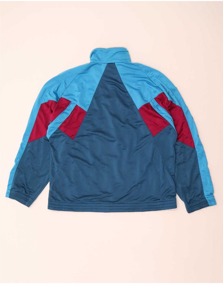 Diadora Herren-Trainingsanzug mit Grafik, UK 42, Größe L, blau, Colourblock-Polyester