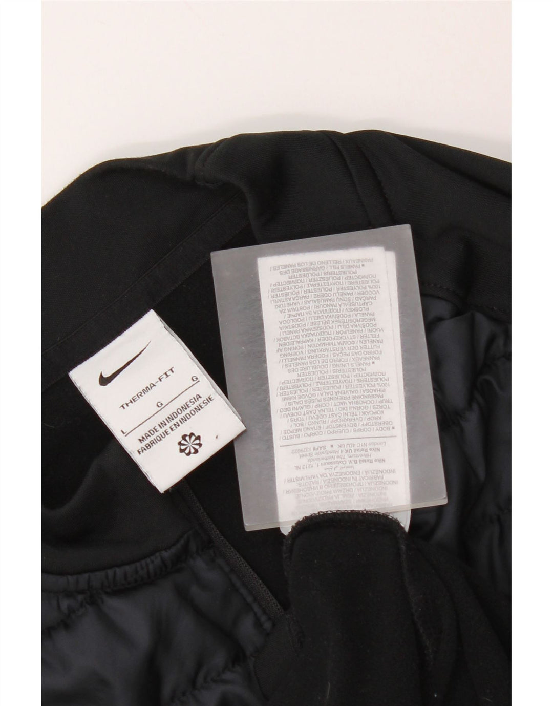 Nike Herren Therma-Fit Pullover-Trainingsanzug-Oberteil, mittelgroß, Schwarz, Farbblock