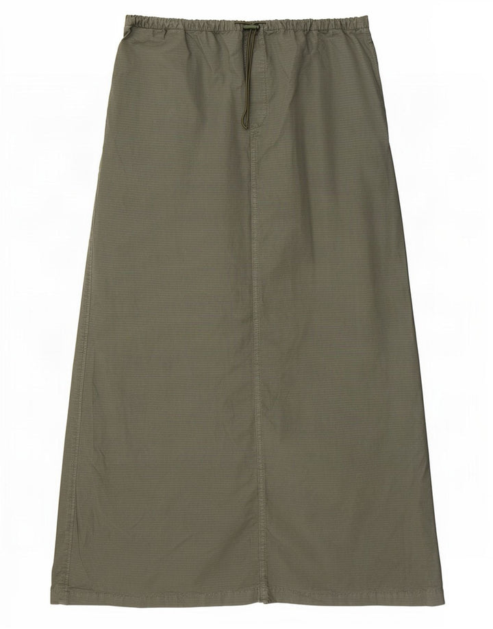 Zara Damen Maxirock Medium W28 Khaki