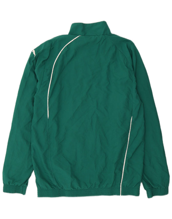Puma Jungen-Trainingsanzug-Top-Jacke, 15–16 Jahre, grünes Polyester