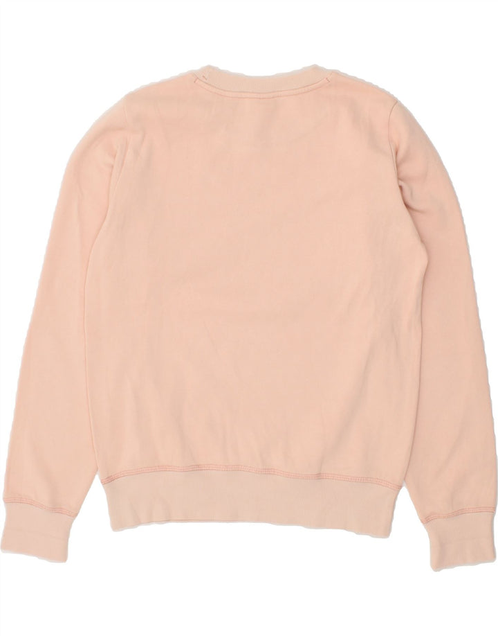 CHAMPION Womens Sweatshirt Jumper UK 14 Medium Pink Cotton Vintage Champion and Second-Hand Champion from Messina Hembry 