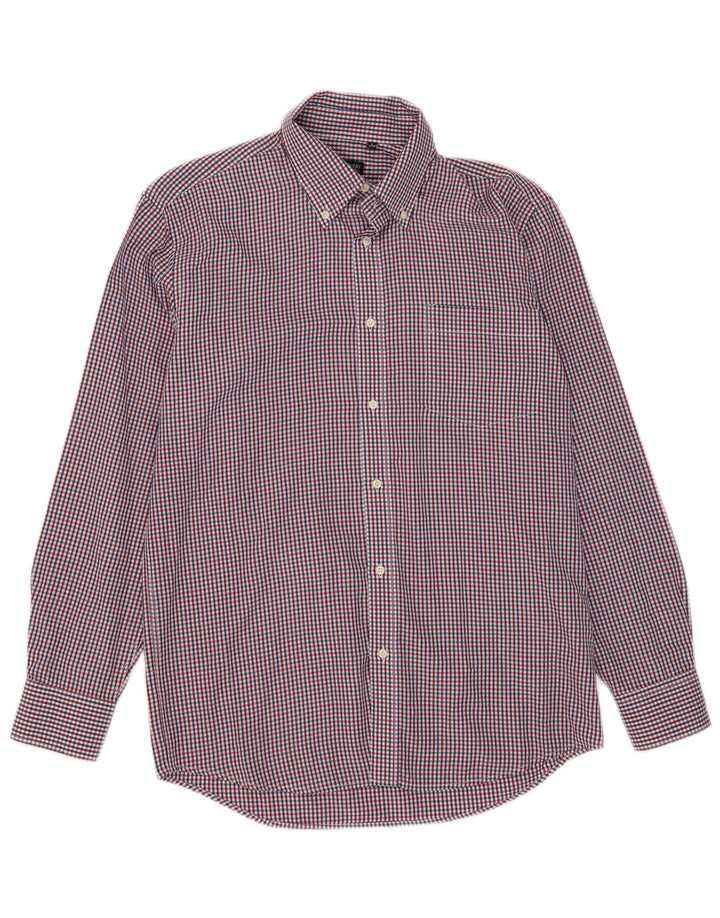 Coveri Herrenhemd, Größe 41/42, groß, mehrfarbig, Gingham-Polyester