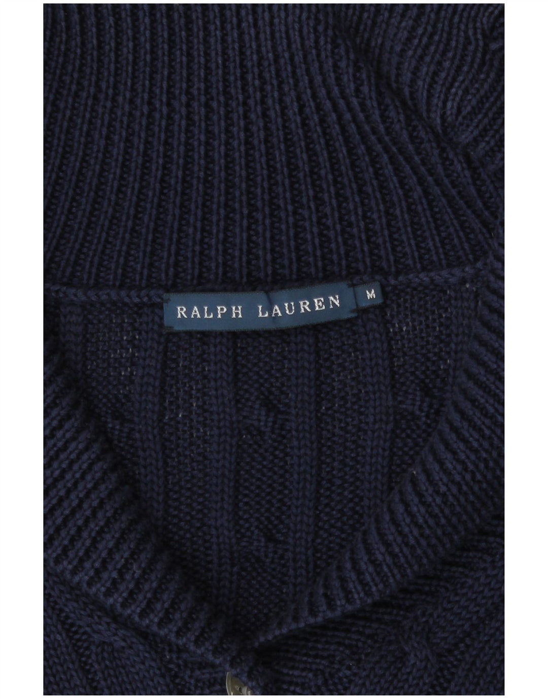 Ralph Lauren Damen-Strickjacke, Gr. 14, mittleres Marineblau