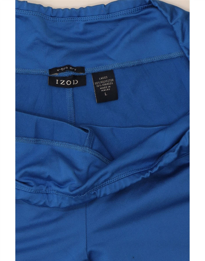 IZOD Womens Tracksuit Trousers UK 16 Large  Blue Polyester Vintage Izod and Second-Hand Izod from Messina Hembry 