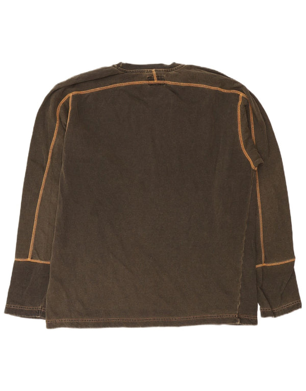Marlboro Classics Herren-Top, langärmelig, XL, braun, Baumwolle