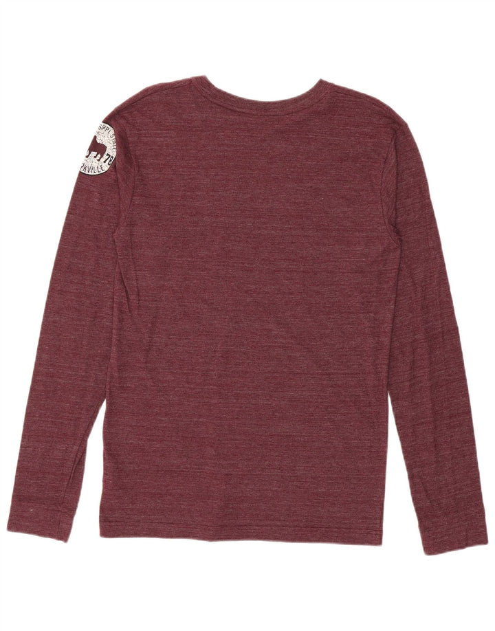 Adidas Herren Graphic Top Langarm Medium Burgund