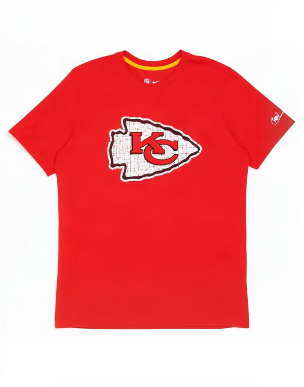 Nike Herren Kansas City Chiefs Grafik-T-Shirt, XL, rotes Polyester