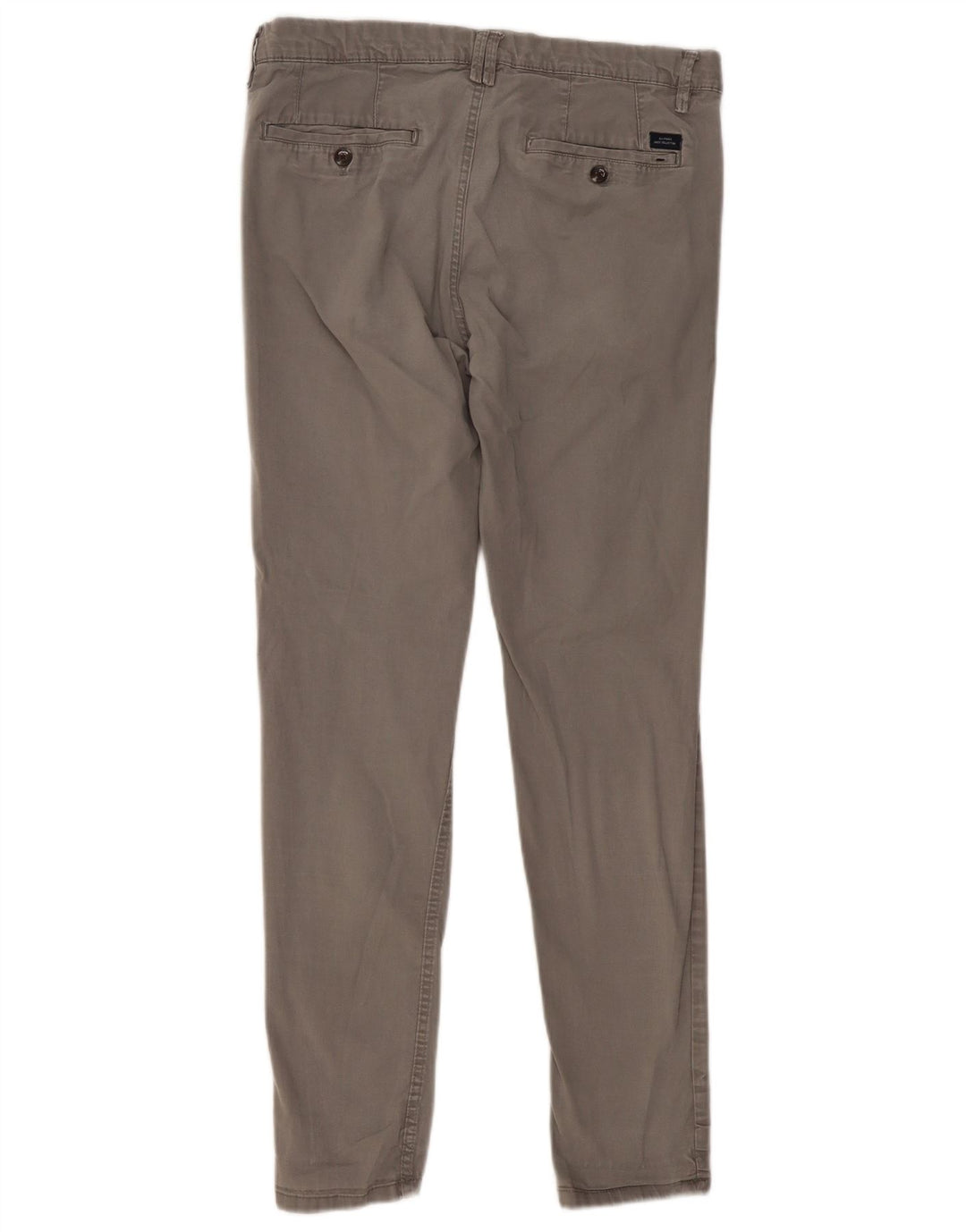 Zara Slim Chino-Hose für Herren, EU 40, M, W31, L29, Grau