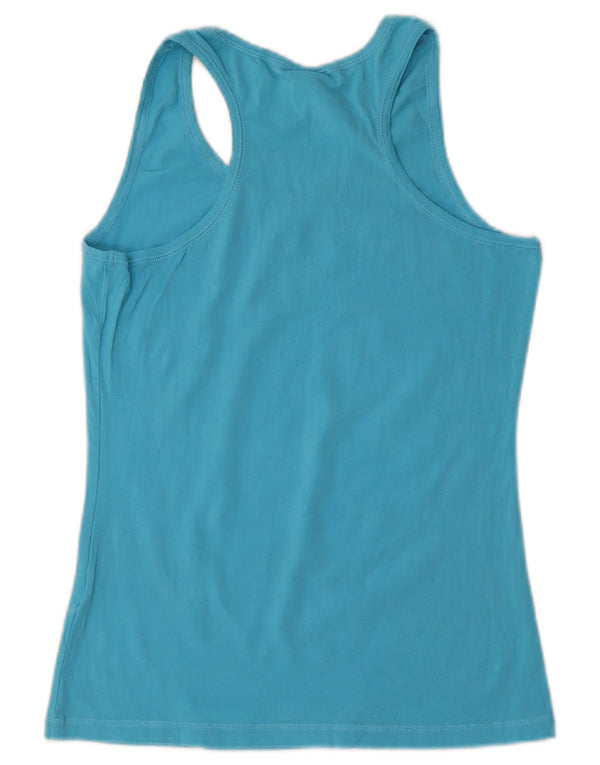Champion Damen Heritage Fit Weste Top UK 14 Large Blaue Baumwolle