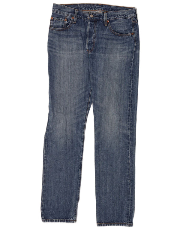 Levi's Damen Straight Jeans W29 L32 Blaue Baumwolle