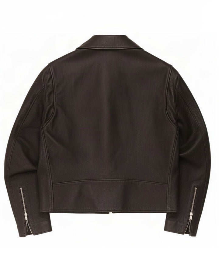 Highway 1 Herren Leder Bikerjacke Größe 58 3XL Schwarz