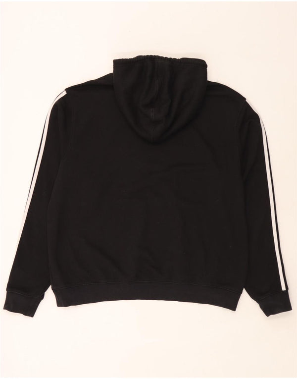 Adidas Herren Graphic Hoodie Pullover XL Schwarz Baumwolle