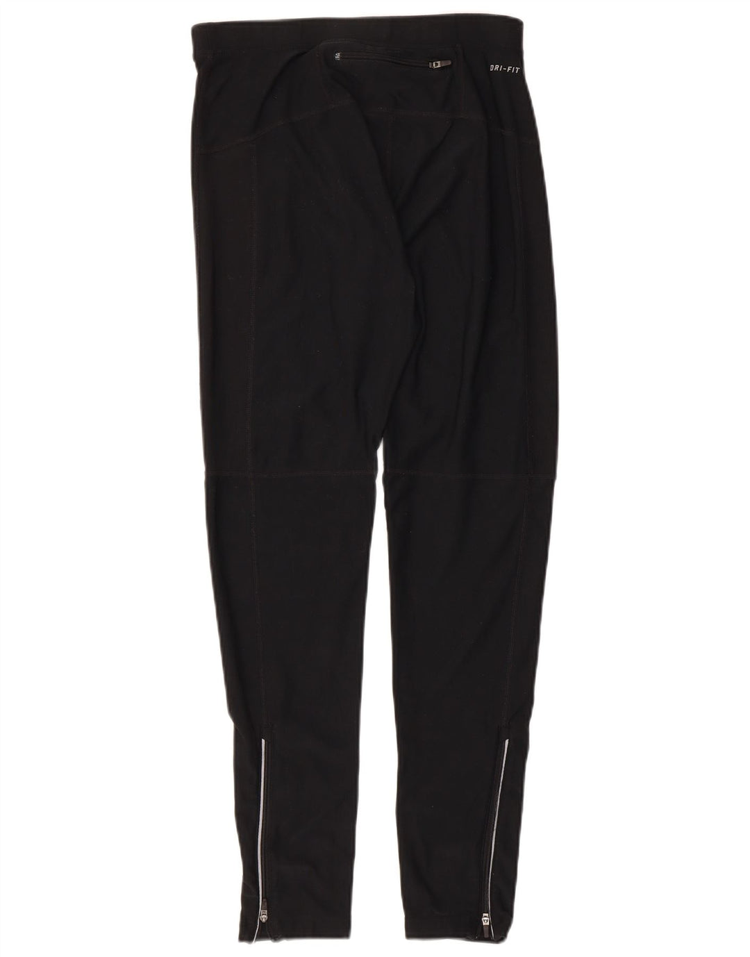 Nike Damen Dri Fit Leggings UK 14 Large Schwarz Polyester