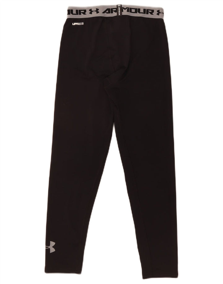 Under Armour Taillierte Grafik-Leggings für Jungen, 11–12 Jahre, Größe L, Schwarz