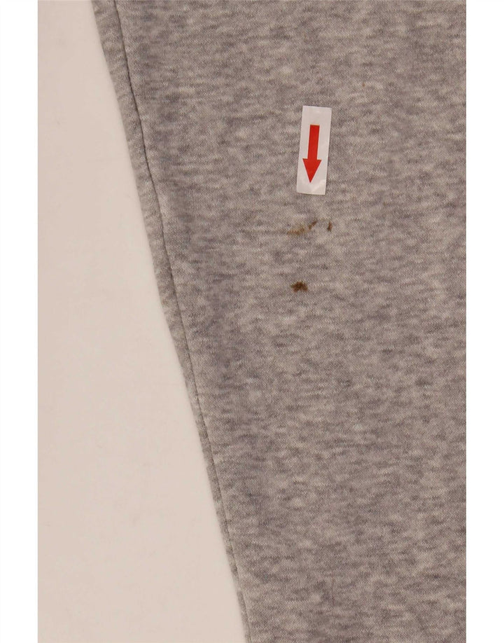 Adidas Herren-Trainingsanzug-Oberteil, XL, grau gefleckte Baumwolle