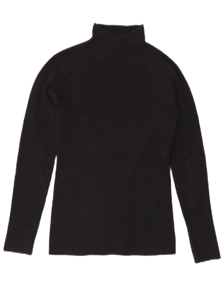 Orvis Damen Top Langarm UK 6 XS Schwarz Baumwolle