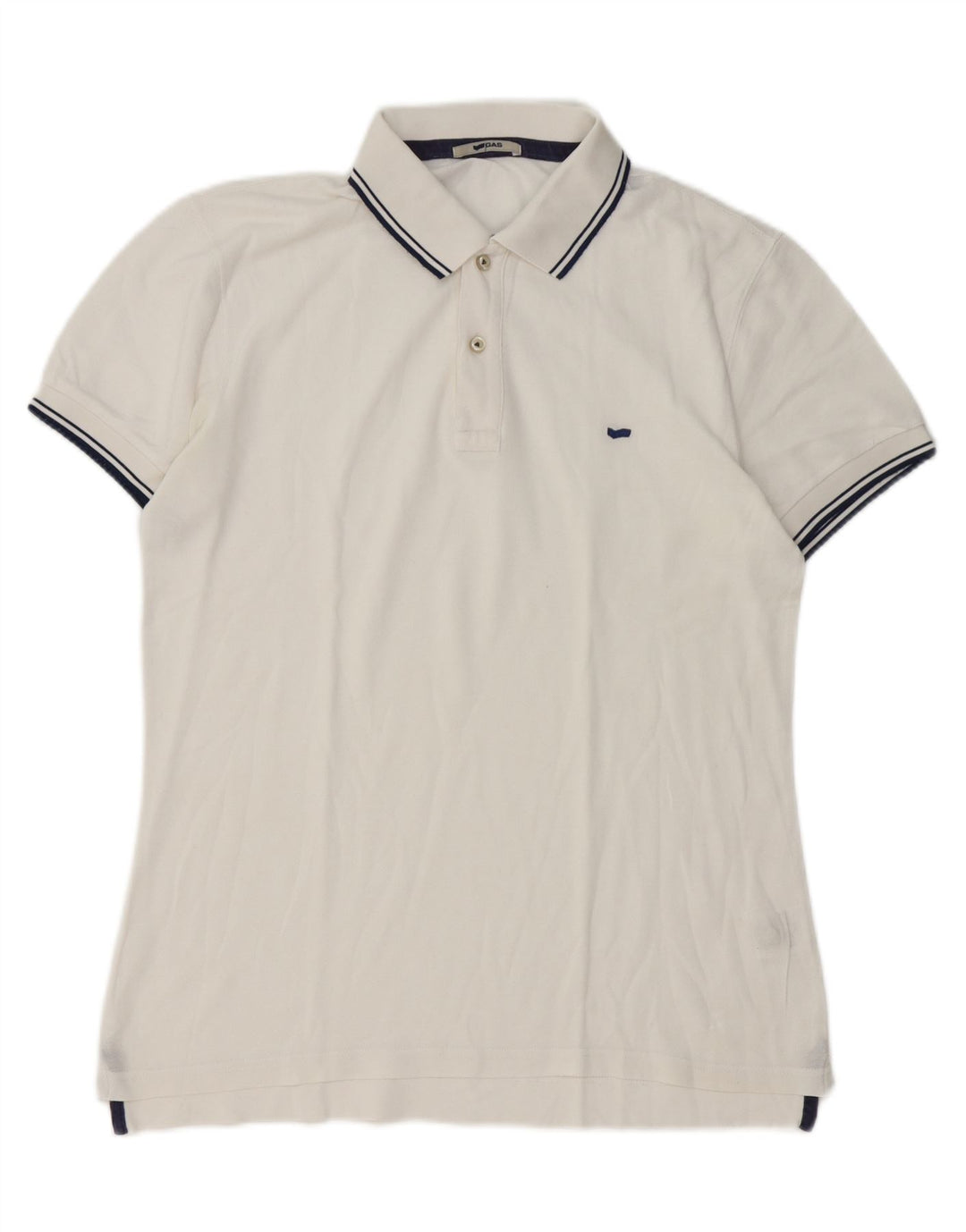 Gas Herren Poloshirt XL Weiße Baumwolle