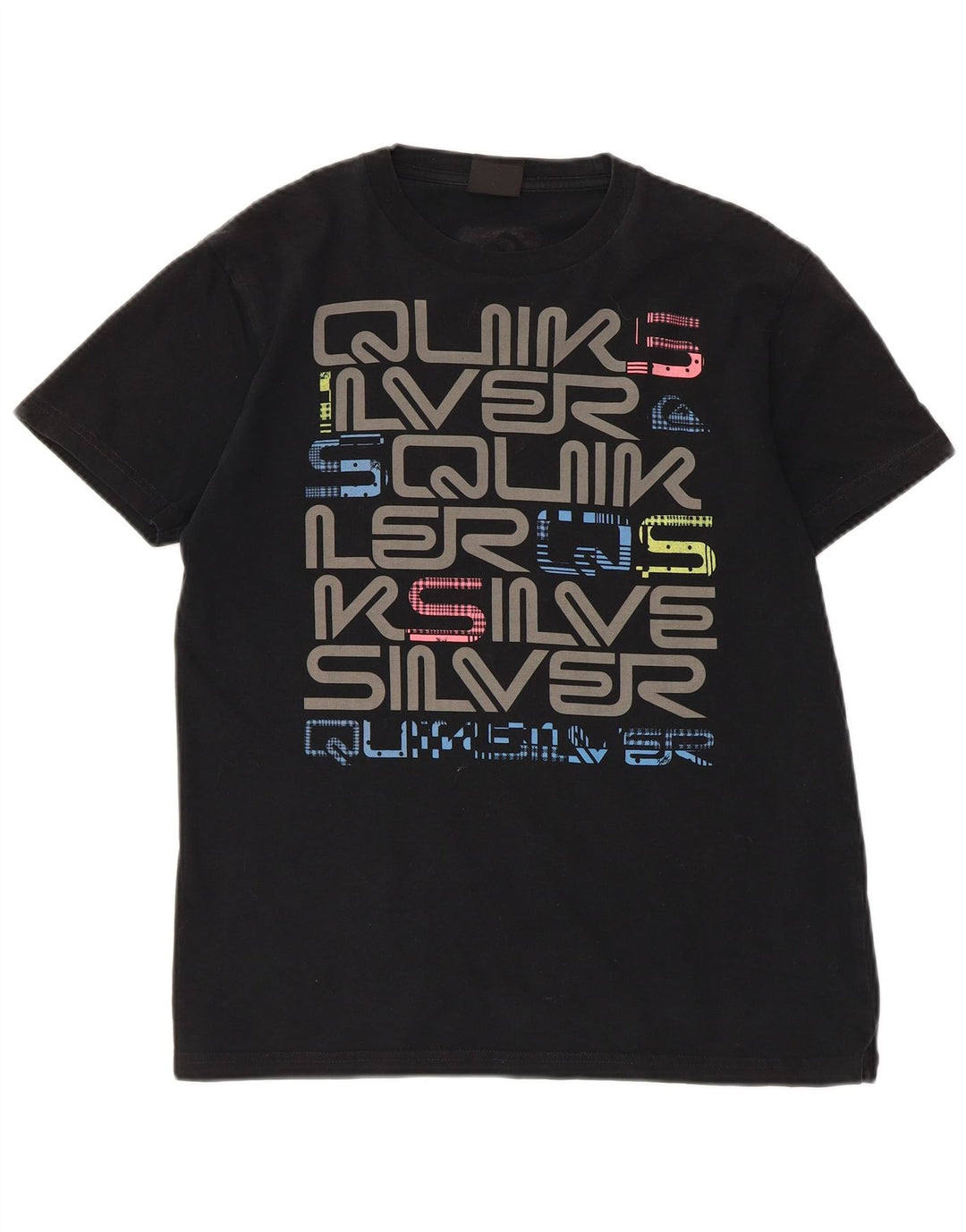 Quiksilver Herren-T-Shirt mit Grafik, Größe S, Schwarz