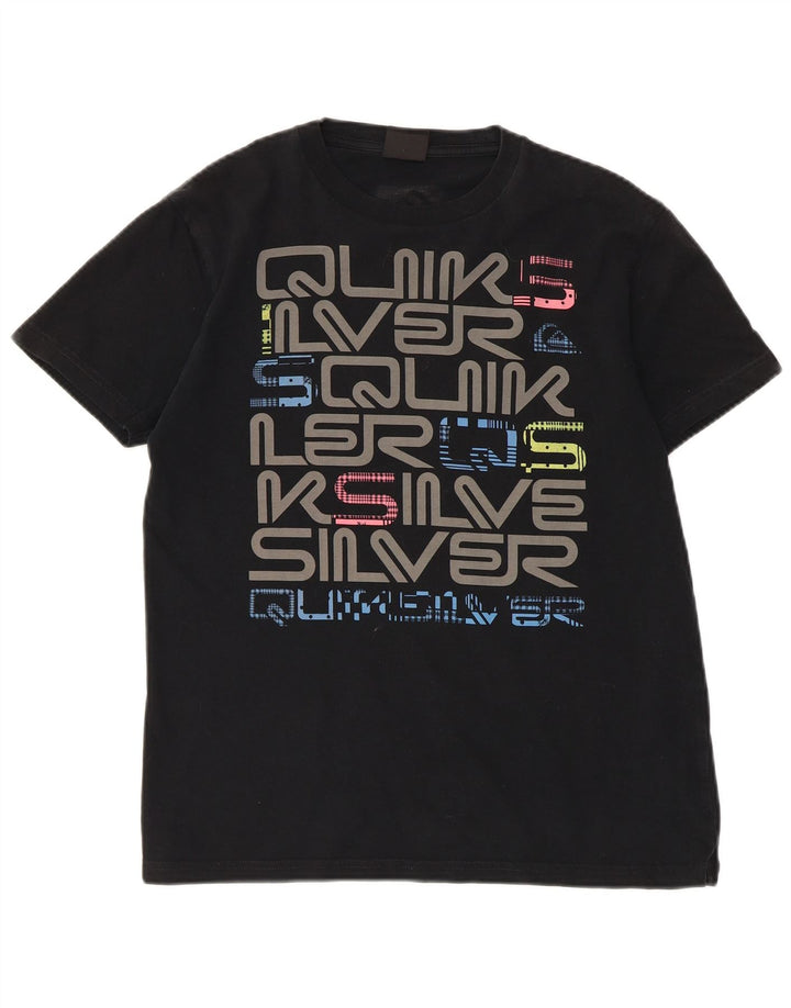 Quiksilver Herren-T-Shirt mit Grafik, Größe S, Schwarz
