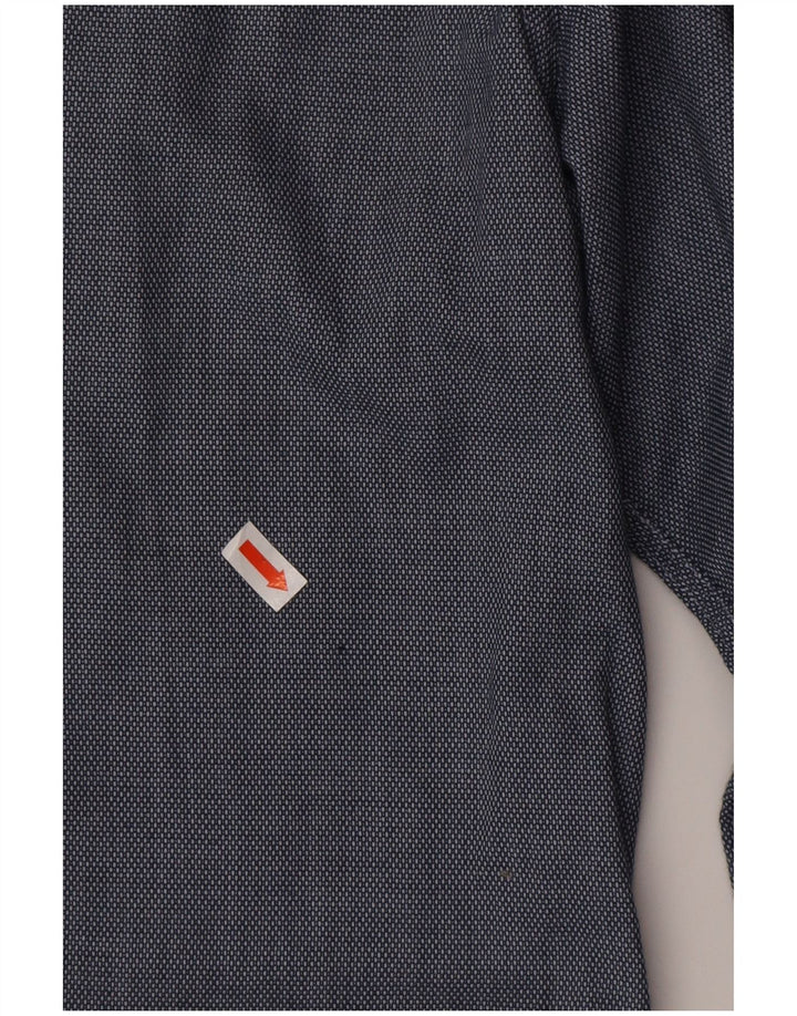 TOMMY HILFIGER Herren Slim Fit Hemd Small Marineblau Baumwolle
