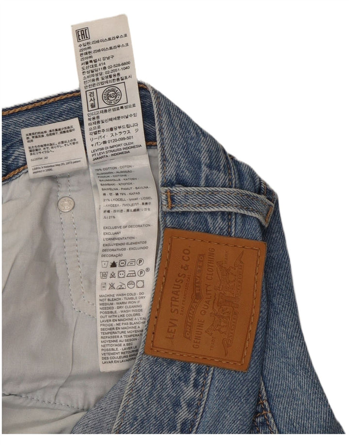 Levi's Damen-Jeans mit weitem Bein, W28, L32, blaue Baumwolle