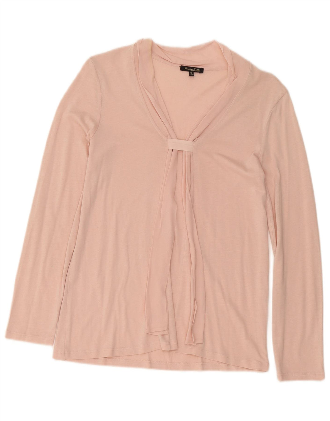 Massimo Dutti Damen Langarmblusenoberteil UK 10 Small Pink