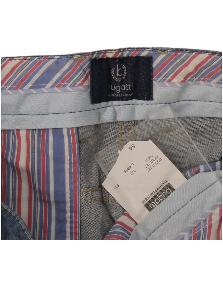 Bugatti Damen Straight Jeans IT 54 2XL W38 L28 Marineblau