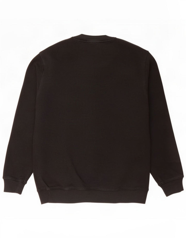 Massimo Dutti Mens Graphic Sweatshirt Jumper Small Black