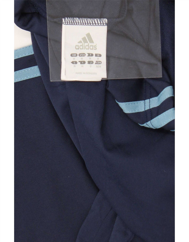 Adidas Damen Trainingshose UK 14 Medium Marineblau Polyester